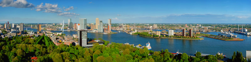 Rotterdam and the Erasmus Bridge