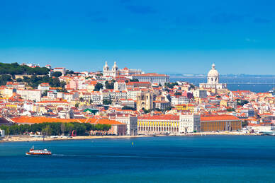 Lisbon Seaside Skyline Portugal