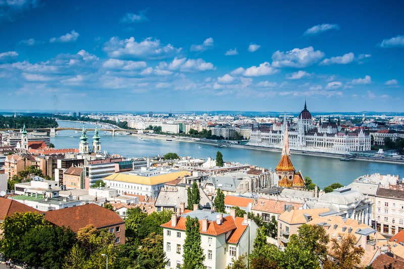 View of Budapest from Citadel