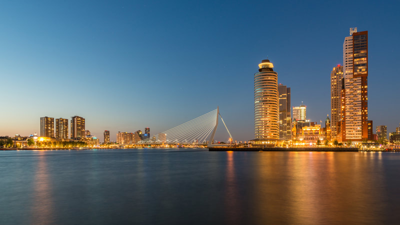 Rotterdam and the Erasmus Bridge