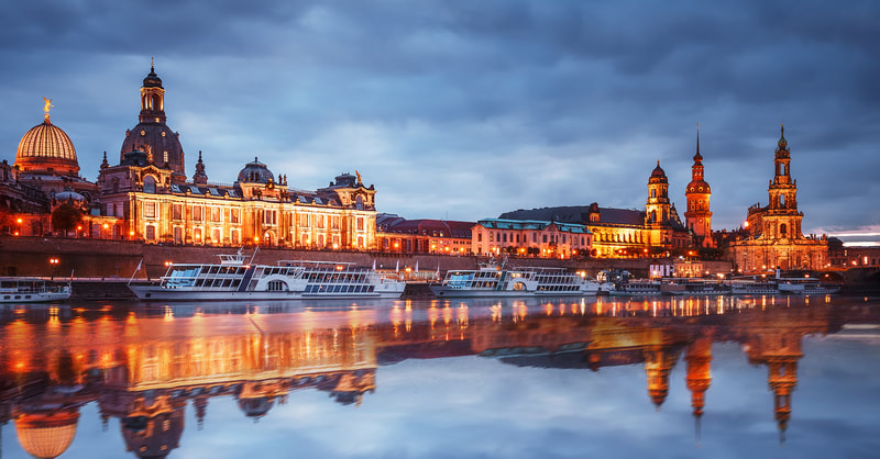 Dresden on the Elbe River