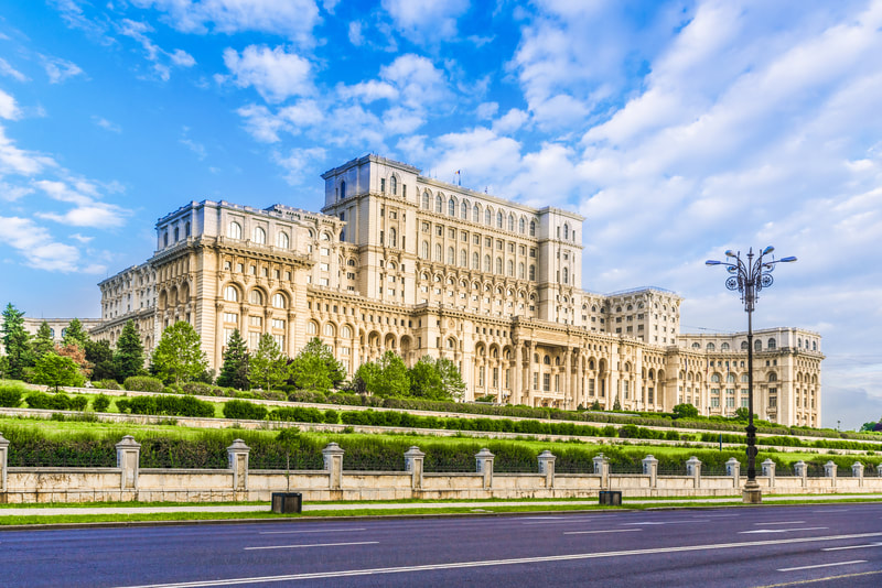 Palace of the Parliament from City Bucharest