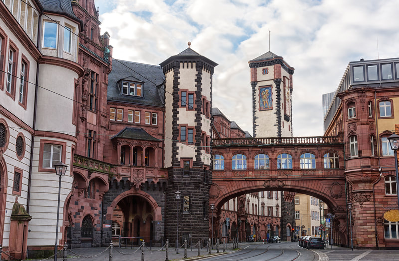 Buildings in Old Town Frankfurt