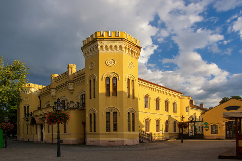Historic building Komárom Hungary
