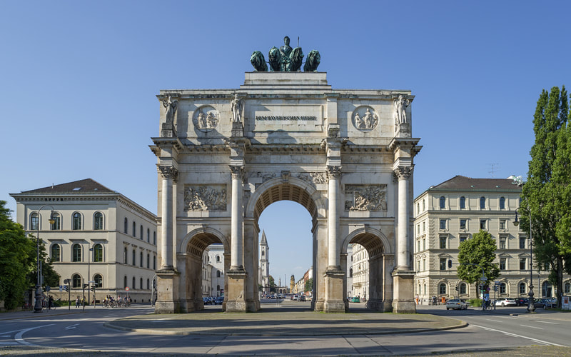 Siegestor Triumphal Arch Munich
