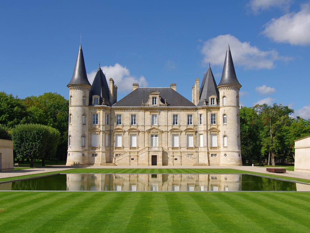 Chateau Pichon in Pauillac, France in Médoc Wine Region