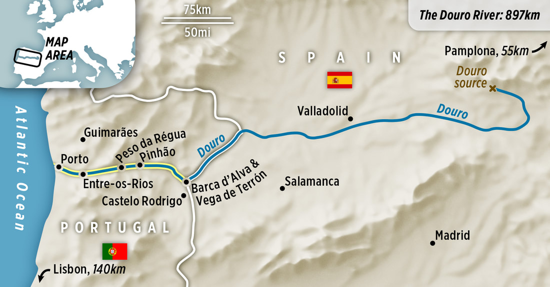 Douro River Cruise Map