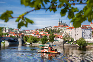 Danube River cruise itineraries often visit Prague, Czech Republic
