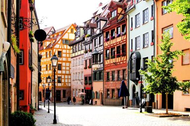 Old Town Nuremberg Bavarian Buildings