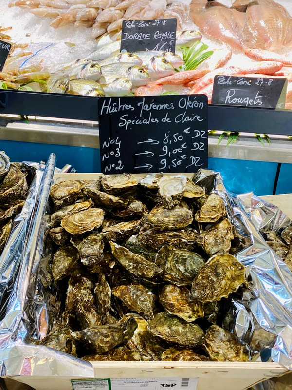 Oysters at the Libourne Farmer's Market