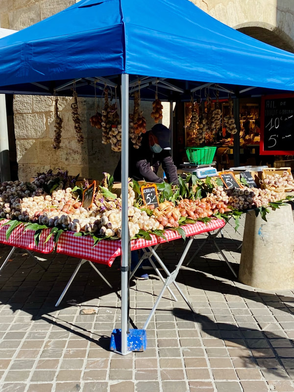 Shallots at the Libourne France Farmer's Market