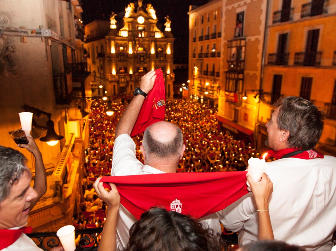 San Fermin Closing Ceremonies, Pamplona, Spain