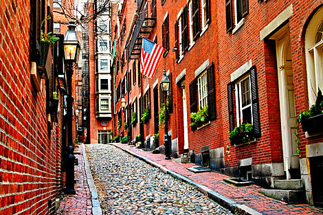 Visit Boston, Massachusetts with a New England cruise