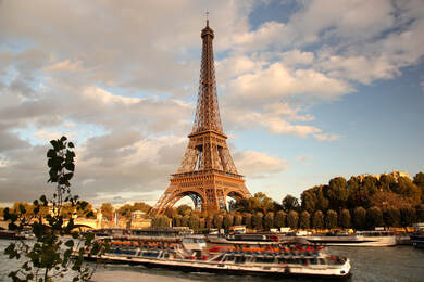 Eiffel Tower on the Seine River, Paris