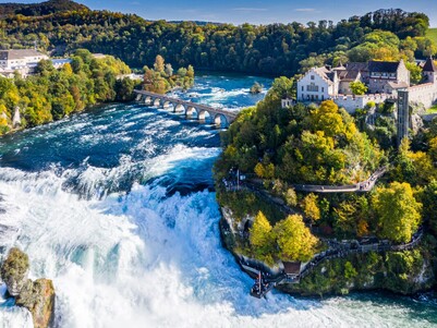 Rhine Falls near Zurich, Switzerland