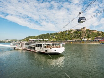 Viking Rhine River cruise in Koblenz, Germany