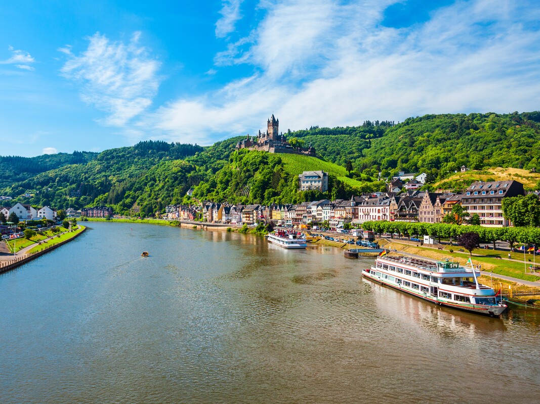 Rhine River cruise through Moselle Valley, Germany