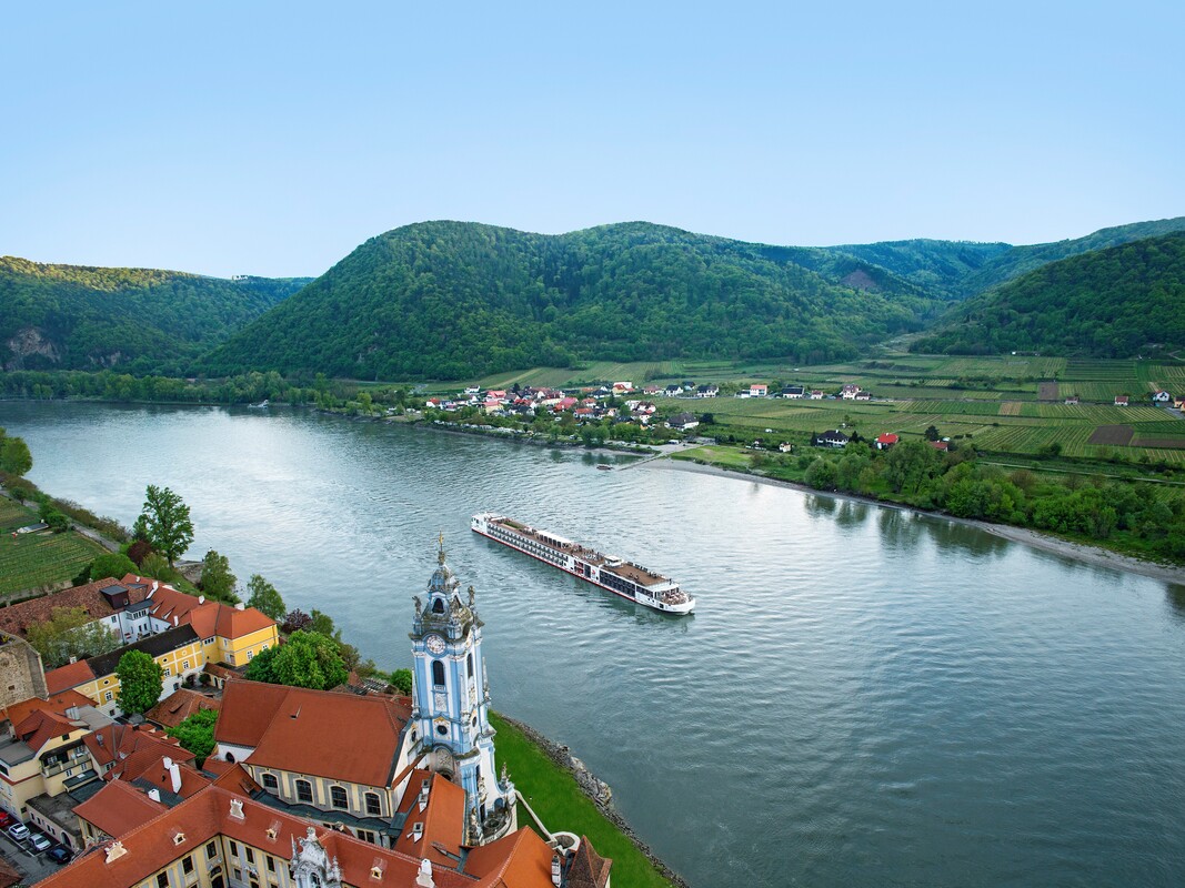 Viking luxury European river cruise in Durnstein