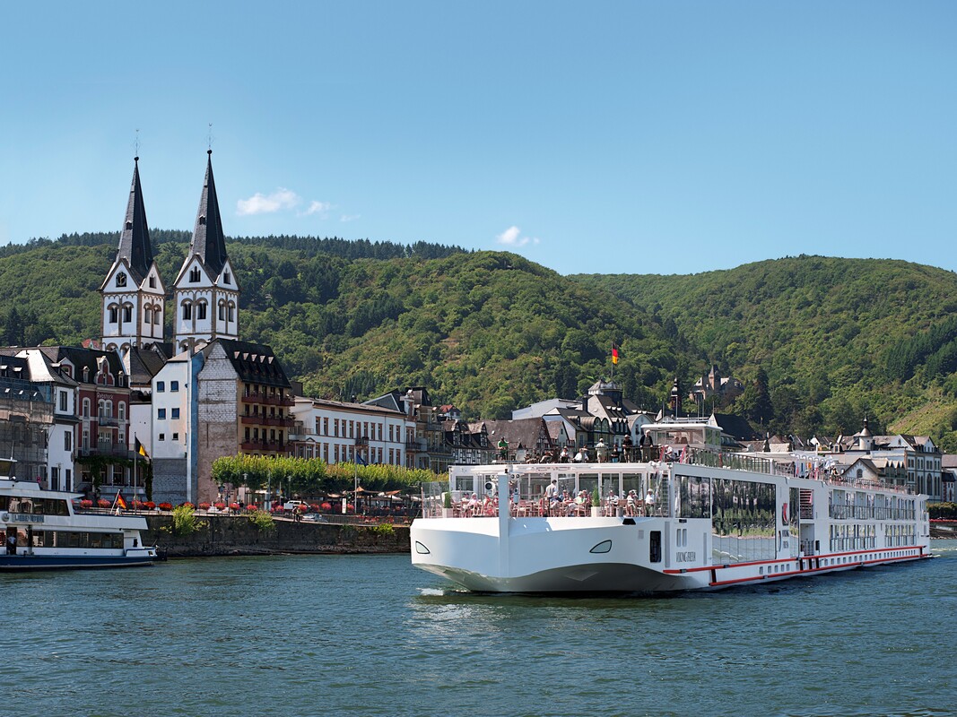 Viking Rhine River cruise itinerary through the Rhine Gorge